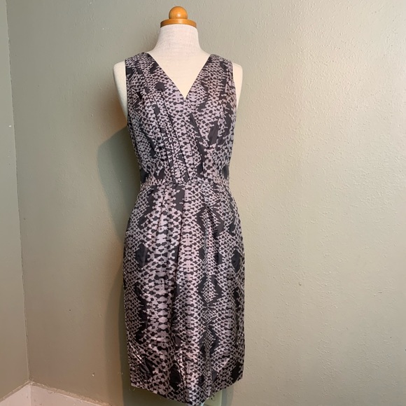 Banana Republic mock wrap dress 6 h11